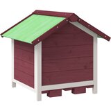  Kućica za pse boja kave 65 x 65 x 61,5 cm od masivne borovine | Eponuda.com