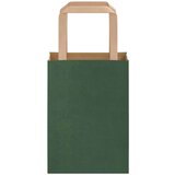  Papirnate vrećice 50 kom s ručkama zelene 15x8x21 cm | shoptok.hr