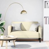 vidaXL Loveseat kavč krem 110 cm umetno usnje Cene