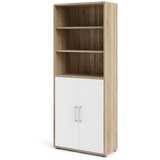 Tvilum Bijela/u prirodnoj boji modularna biblioteka u dekoru hrasta 89x222 cm Prima – | shoptok.hr