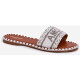 Boto Women Flat Sandals With Decoration White Dorfedi | shoptok.hr