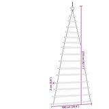  Viseće božićno drvce s vrhom od zvijezde 100 x 210 cm, prirodna grana | Shoptok.si