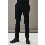 AC&Co / Altınyıldız Classics Men's Black Slim Fit Slim Fit Cotton Flexible Chino Trousers. Cene