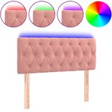  LED uzglavlje ružičasto 100x7x78/88 cm baršunasto | shoptok.hr