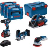 Bosch Kombinovani komplet: Set akumulatorskih alata GSR+ GKT+ GST+ GEX 18V 1x4.0Ah 2x 5.5Ah 0615990N36 | Eponuda.com