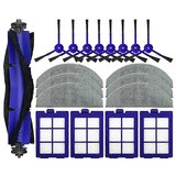 INORCO zdruljiv Anker Eufy Robovac X8 Aspiradora hbrida Cepillo lateral principal Almohadillas de pa帽o Almohadillas de repuesto Filtro Hepa Kit de accesorios, (21981800) Cene