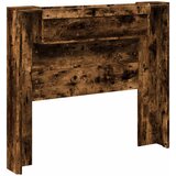  Uzglavlje S LED lampica Dimljeni hrast 120 x 16,5 x 103,5 cm | shoptok.hr