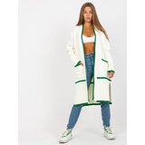 RUE PARIS Sweater-LC-SW-0340.42P-White-Green | Shoptok.si