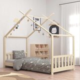 Maison Chic Otroška postelja - Otroški ležaj - Otroški posteljni okvir iz trdne borovine 70x140 cm, (21698314) | Shoptok.si