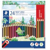  BOJE DRVENE 24BOJE (20 PLUS 4 BOJE GRATIS) NORIS COLOUR STAEDTLER 185 C24P BLISTER | Shoptok.si