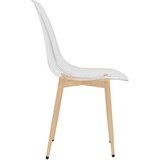  Blagovaonske stolice 6 kom prozirne PET | shoptok.hr