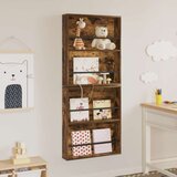  Polica za časopise Zidne 2 pcs Dimljeni hrast 60 x 12 x 70 cm | shoptok.hr
