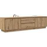 TV ormarić s LED svjetlima Artisan hrast 193,5x41x50 cm | shoptok.hr