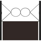 Sobna pregrada s 4 panela smeđa 160 x 180 cm | shoptok.hr