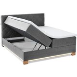 Meise Möbel Sivi boxspring krevet s prostorom za odlaganje 180x200 cm Messina – | shoptok.hr