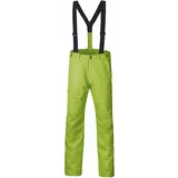 HANNAH Pánské zateplené lyžařské kalhoty KASEY lime green II