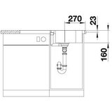 Blanco sudoper LANTOS 45 S-IF INOX 18/10, s dalj. upr. | shoptok.hr