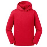 RUSSELL Red Authentic Hooded Sweatshirt for Children cene