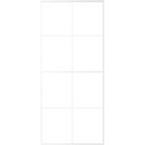  Klizna vrata od mutnog stakla ESG i aluminija 90x205 cm bijela | Eponuda.ba