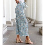 UR/CEO Green pleated floral pants Macognano | Shoptok.si