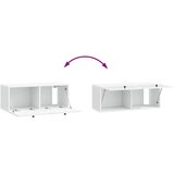  TV ormar za zid Bijela 78 5 x 31 x 30 cm Konstruirano drvo - Bijela 78 5 x 31 x 30 cm | shoptok.hr
