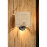 Opviq Örgülü rattan abajurlu oval aplik beigeblack wall lamp | Eponuda.com
