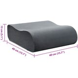  Jastuk za sjedalo Jednobojno Siva 40 x 40 x 13 cm PU pjena | shoptok.hr