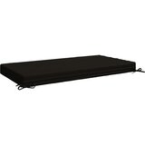  Jastuk za sjedalo SOEST 100% poliester Crna 120 x 80 x 10 cm | shoptok.hr