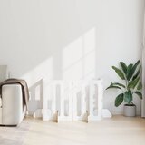  Preklopna ogradica za kućne ljubimce 4 pcs Bijeli | shoptok.hr