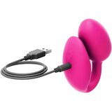 Love To Love Wonderlove - punjivi radio 2u1 vibrator za klitoris (ružičasti) | shoptok.hr