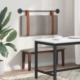 Viseće uzglavlje kreveta Sivo-smeđa Antikni PU | shoptok.hr
