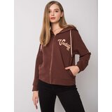 FANCY Sweatshirt-FA-BL-7239.23X-dark brown | Shoptok.si