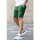 Madmext Shorts - Green - Normal Waist cene