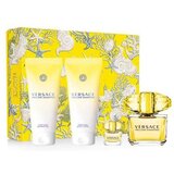 Versace yellow diamond gift set 90ml (edt 90 ml + sg 100 ml + bl 100 ml + edt 5 ml ) Cene