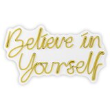 WALLXPERT dekorativna plastična led rasveta believe in yourself yellow | ePonuda.com