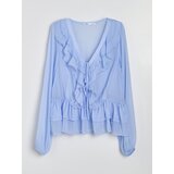 Sinsay Bluza s volanima i vezanjem | shoptok.hr