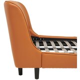 Livetastic oblazinjena postelja 181 cm x 201 cm , les, kovina, usnje rjava | Shoptok.si