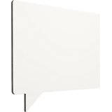 Chameleon elegantna bela tabla, emajlirana, speech - govorni oblaček, šxv 880 x 580 mm, bele barve | Shoptok.si