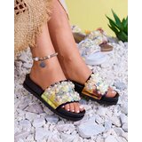Resti Royalfashion Black women's decorated Maurelle flip-flops | Shoptok.si