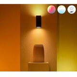 Wiz LED RGBW prigušiva zidna svetiljka UP&DOWN 2xGU10/4,7W/230V crna Wi-Fi | Eponuda.com