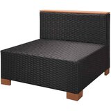  10-dijelna vrtna garnitura od poliratana s jastucima crna | shoptok.hr