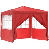  Zabavni šotor Rdeča 250 x 250 x 240 cm PE in jeklo, (5000219061) | Shoptok.si