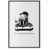  Plakat - I\'m Not Smoking. I\'m Breathing 40x60 Crni okvir | shoptok.hr