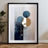 Zidni poster s extra efektom - skandinavski oblici | shoptok.hr