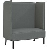 SOFA s visokim naslonom 101cm Tamno siva tkanina | shoptok.hr