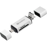 Sandberg Čitalec kartic, USB-C+USB-A in micro USB | Shoptok.si