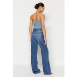 Trendyol Dark Blue High Waist Wide Leg Jeans | ePonuda.com