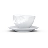 58products Bela porcelanasta skodelica s podstavkom Cene