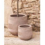 Kave Home Betonski okrasni cvetlični lonci v kompletu 2 ks ø 50 cm Tival – | Shoptok.si