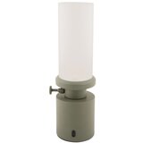 Leitmotiv Kaki zelena LED stolna lampa s mogućnosti zatamnjivanja s metalnim sjenilom/sa staklenim sjenilom (visina 29,5 cm) Camp – | shoptok.hr
